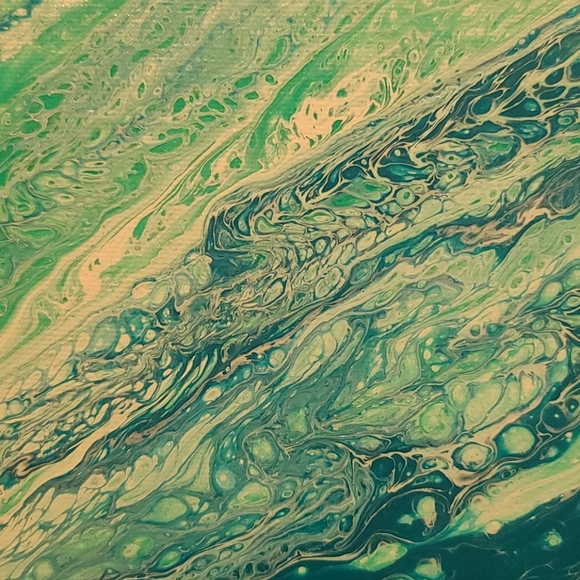 12"x12" HANDMADE PAINT POUR - Picture 3 of 3
